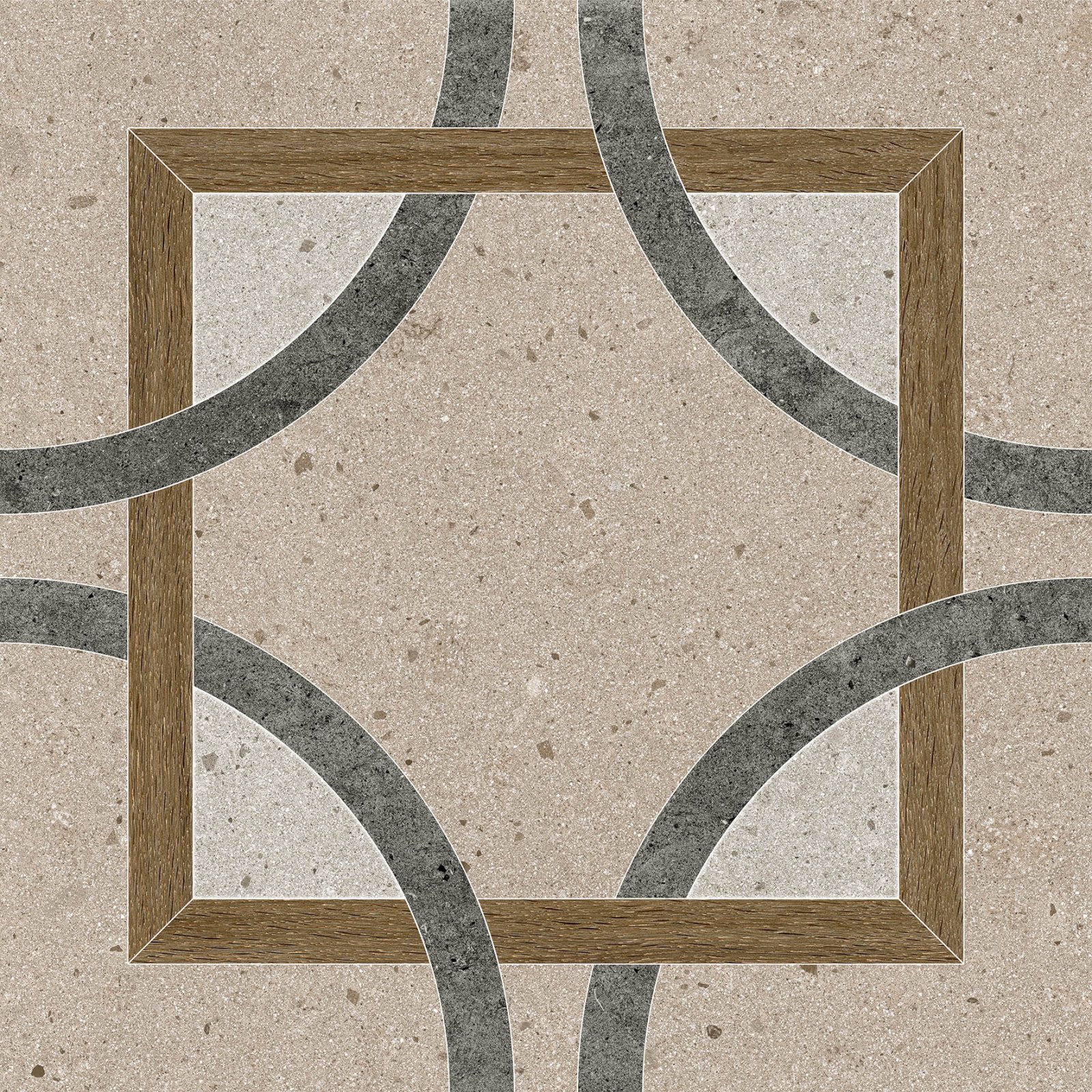 Asia Tile Orleans Brown 40x40